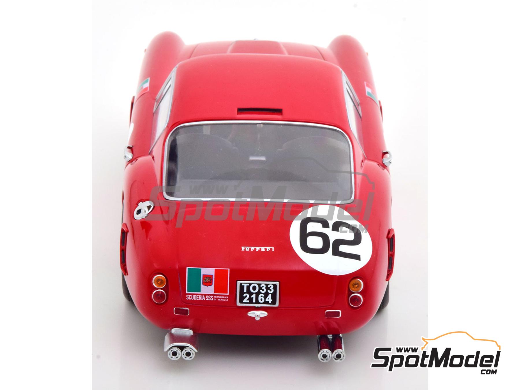 KK Scale KKDC180864: Diecast model car 1/18 scale - Ferrari 250 GT SWB  Competition Scuderia Serenissima Team #62 - Carlo Mario Abate (IT) - Monza  1960 (ref. DIE-59894) | SpotModel